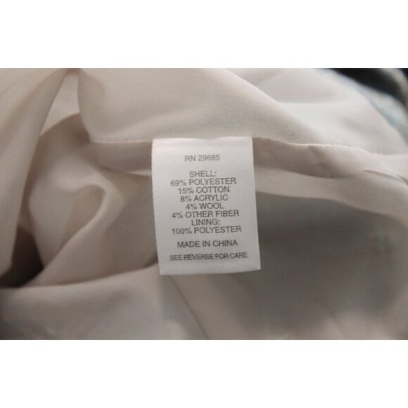 Pendleton Pencil Skirt Size 10 Petite Cotton Wool Tweed Preppy Business Casual - Picture 3 of 10